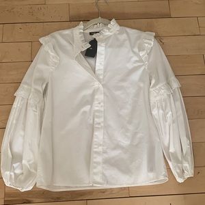 Maje Ruffle Blouse Sz 1